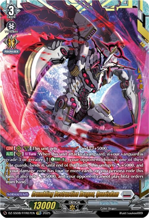 Image for Crumbling Destruction Dragon, Quorisdam (FFR) (DZ-SS08/FFR07EN) - Cardfight Vanguard