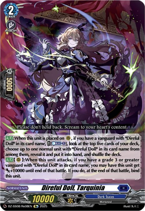Image for Direful Doll, Tarquinia (DZ-SS08/Re08EN) - Cardfight Vanguard