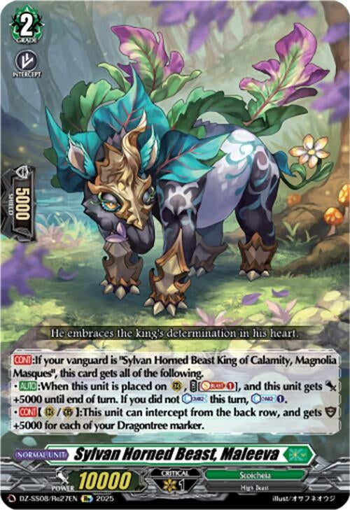 Image for Sylvan Horned Beast, Maleeva (DZ-SS08/Re27EN) - Cardfight Vanguard