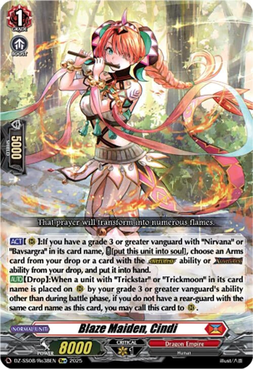 Image for Blaze Maiden, Cindi (Re+) (DZ-SS08/Re38EN) - Cardfight Vanguard