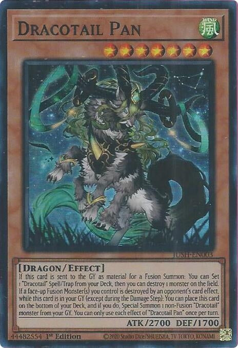 Dracotail Pan (Super Rare) (JUSH-EN003)
