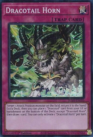 Dracotail Horn (Super Rare) (JUSH-EN010)