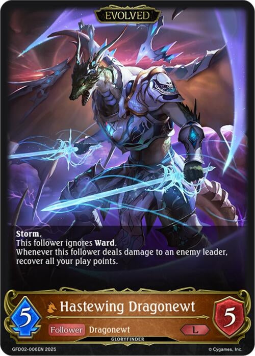 Image for Hastewing Dragonewt (Evolved) (GFD02-006EN) - Shadowverse: Evolve