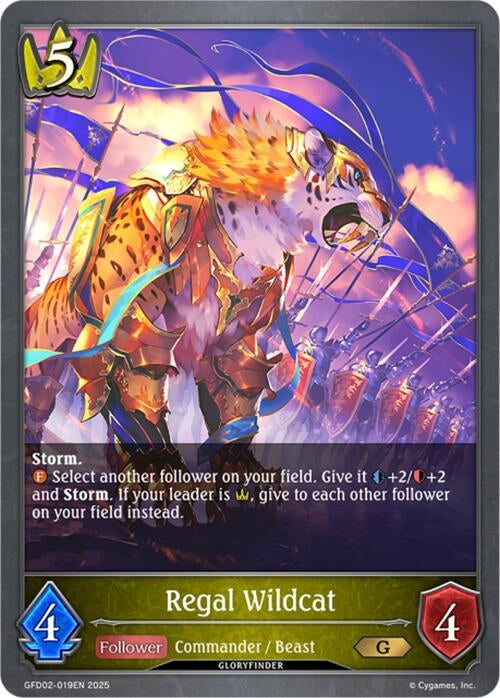 Image for Regal Wildcat (GFD02-019EN) - Shadowverse: Evolve