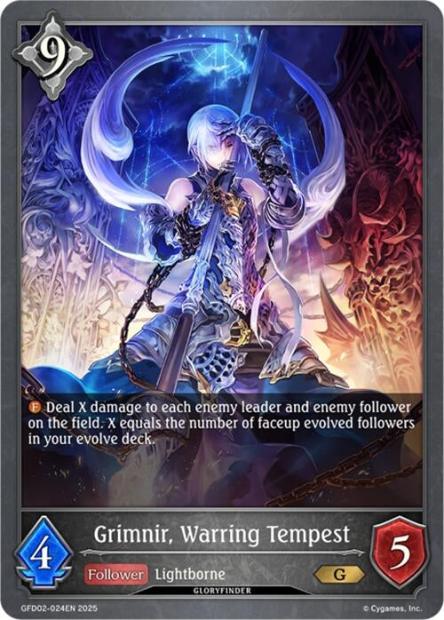 Image for Grimnir, Warring Tempest (GFD02-024EN) - Shadowverse: Evolve