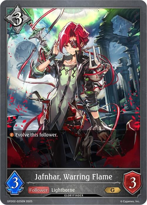 Image for Jafnhar, Warring Flame (GFD02-025EN) - Shadowverse: Evolve