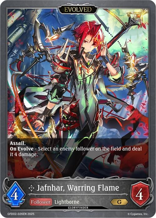 Image for Jafnhar, Warring Flame (Evolved) (GFD02-026EN) - Shadowverse: Evolve