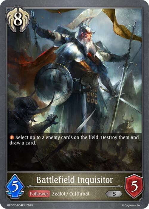Image for Battlefield Inquisitor (GFD02-054EN) - Shadowverse: Evolve