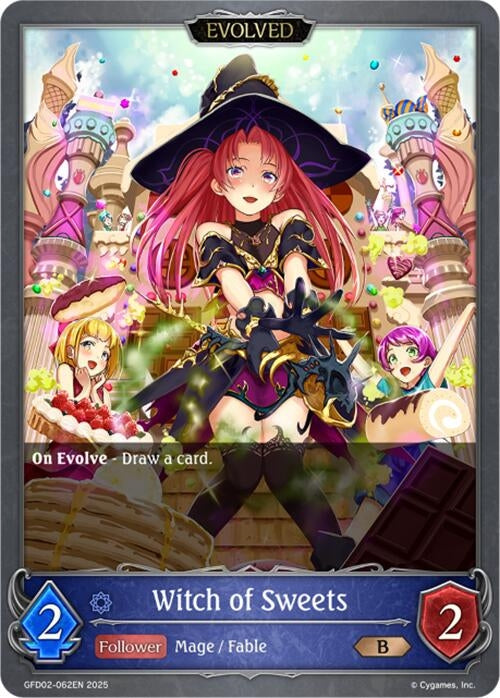 Image for Witch of Sweets (Evolved) (GFD02-062EN) - Shadowverse: Evolve