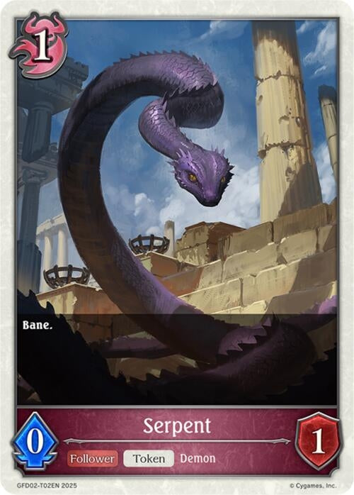 Image for Serpent (GFD02-T02EN) - Shadowverse: Evolve