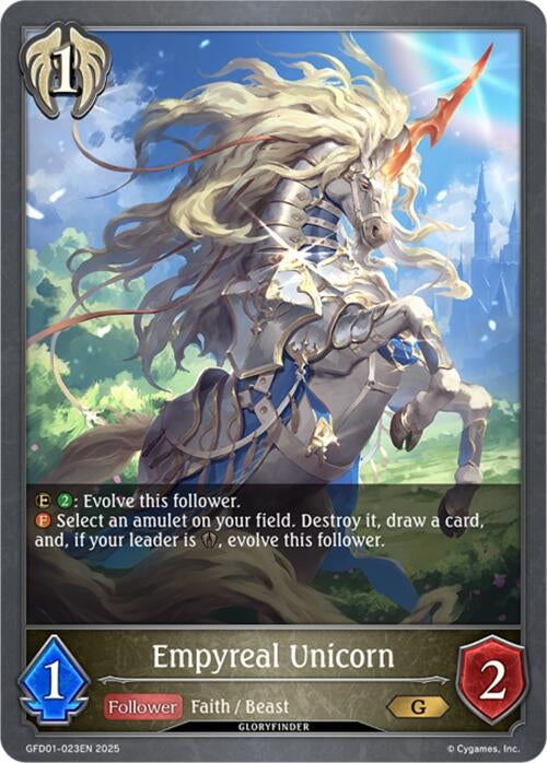 Image for Empyreal Unicorn (GFD01-023EN) - Shadowverse: Evolve