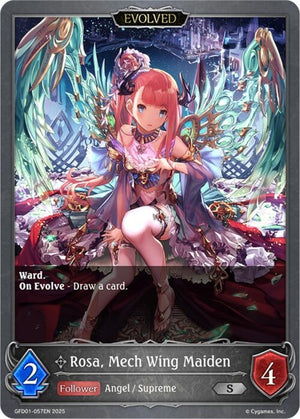 Rosa, Mech Wing Maiden (Evolved) (GFD01-057EN)