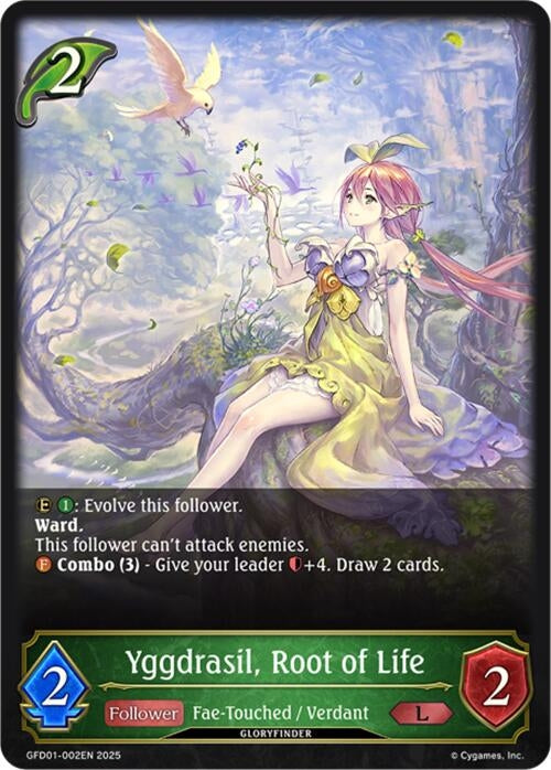 Image for Yggdrasil, Root of Life (GFD01-002EN) - Shadowverse: Evolve