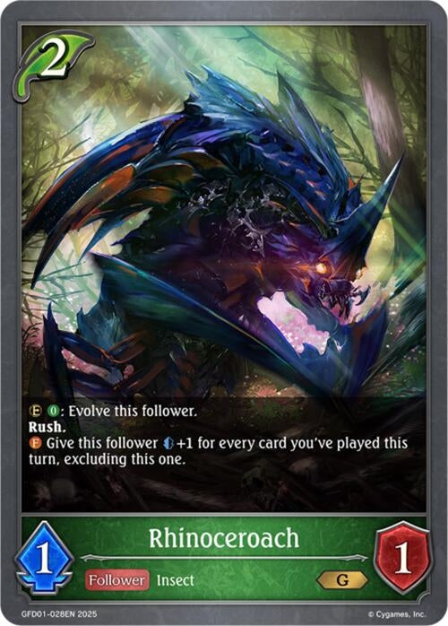 Image for Rhinoceroach (GFD01-028EN) - Shadowverse: Evolve