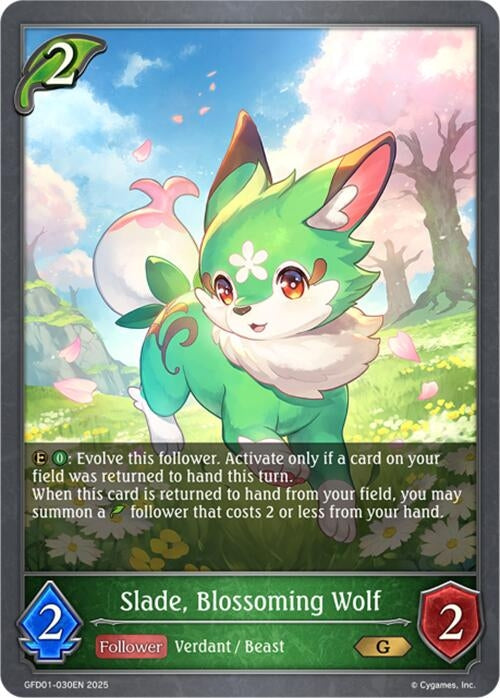 Image for Slade, Blossoming Wolf (GFD01-030EN) - Shadowverse: Evolve