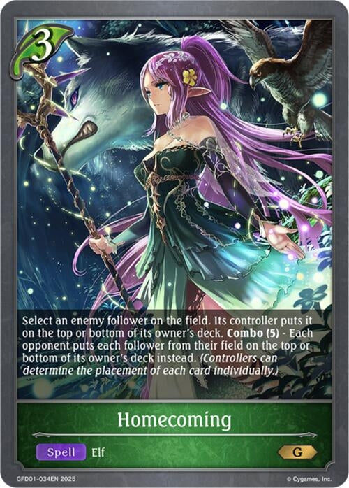 Image for Homecoming (GFD01-034EN) - Shadowverse: Evolve