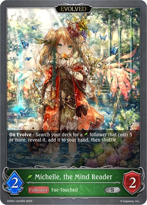 Image for Michelle, the Mind Reader (Evolved) (GFD01-044EN) - Shadowverse: Evolve
