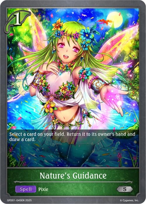 Image for Nature's Guidance (GFD01-045EN) - Shadowverse: Evolve