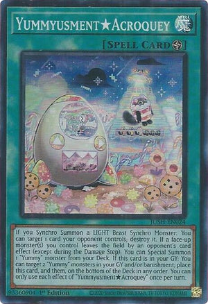 YummyusmentAcroquey (Super Rare) (JUSH-EN024)
