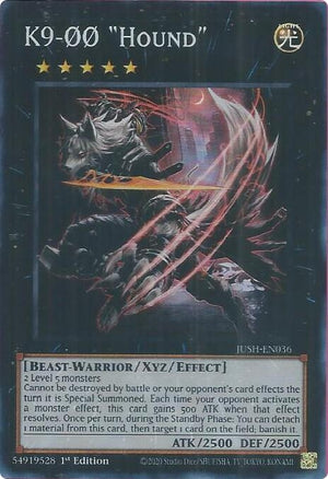 K9-00 "Hound" (Super Rare) (JUSH-EN036)