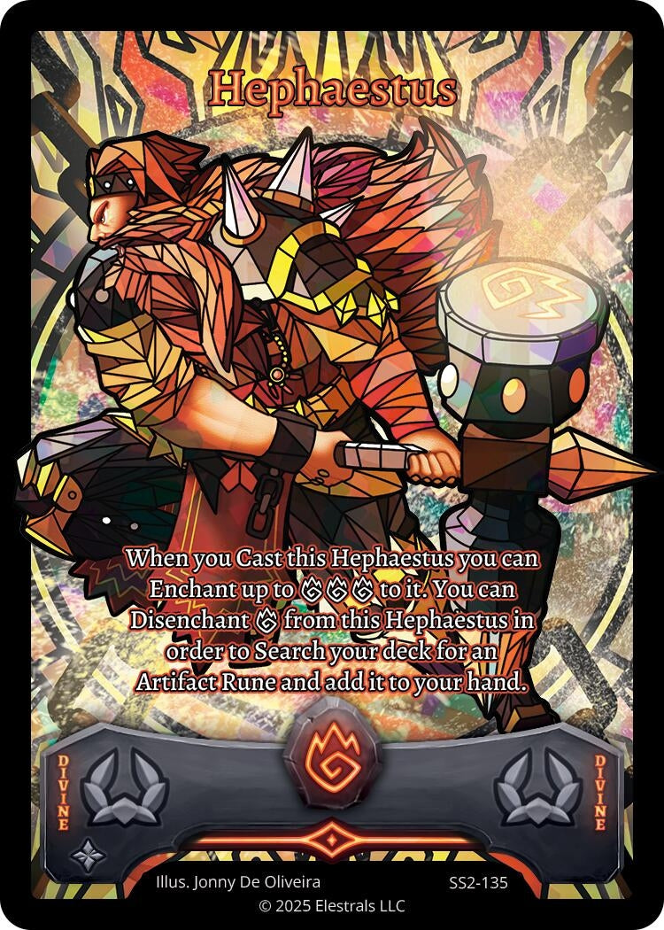 Image for Hephaestus (Full Art) (SS2-135) - Elestrals