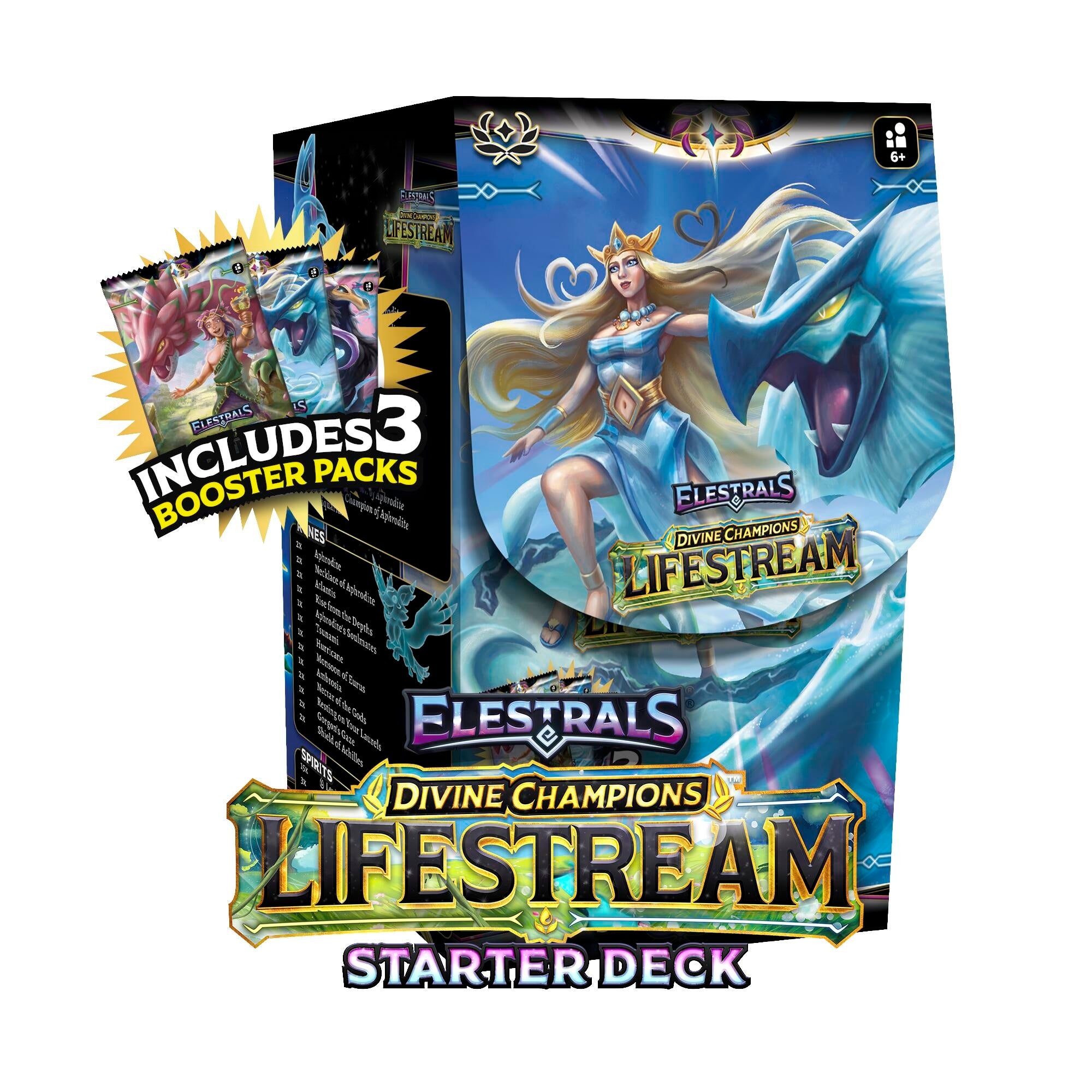 Image for Lifestream Aphrodite Starter Deck with 3 Booster Packs - Elestrals