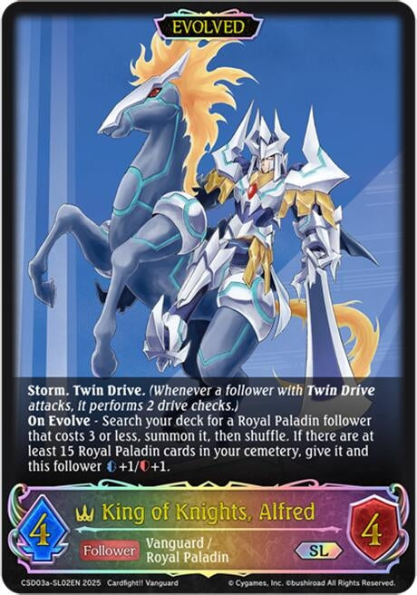 Image for King of Knights, Alfred (SL) (CSD03a-SL02EN) - Shadowverse: Evolve