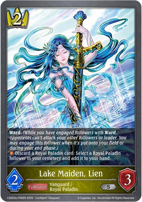 Image for Lake Maiden, Lien - P06EN (Foil) (CSD03a-P06EN) - Shadowverse: Evolve