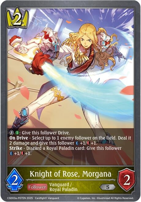 Image for Knight of Rose, Morgana - P07EN (Foil) (CSD03a-P07EN) - Shadowverse: Evolve