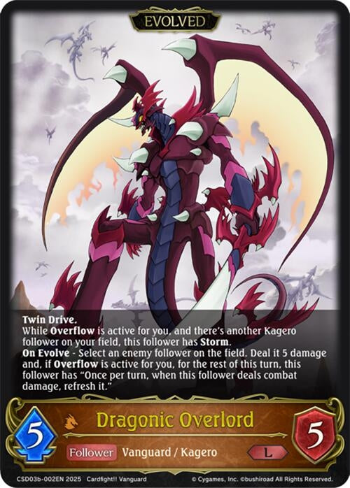 Image for Dragonic Overlord (Evolved) (CSD03b-002EN) - Shadowverse: Evolve