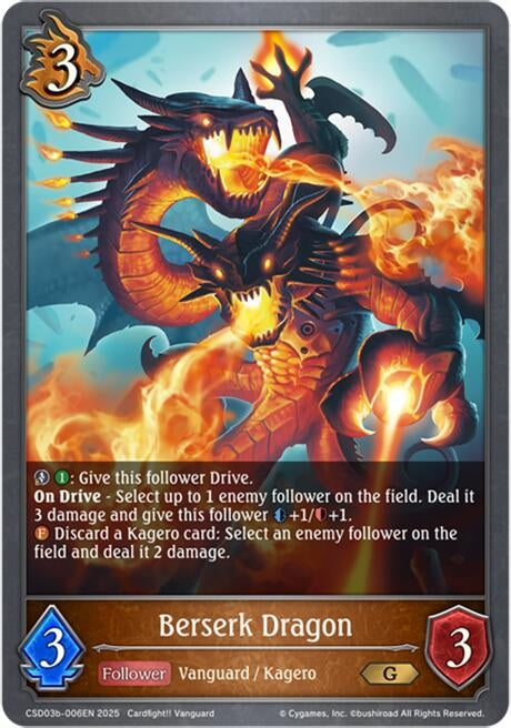Image for Berserk Dragon (CSD03b-006EN) - Shadowverse: Evolve