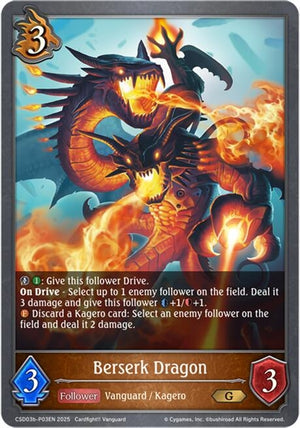 Berserk Dragon - P03EN (Foil) (CSD03b-P03EN)