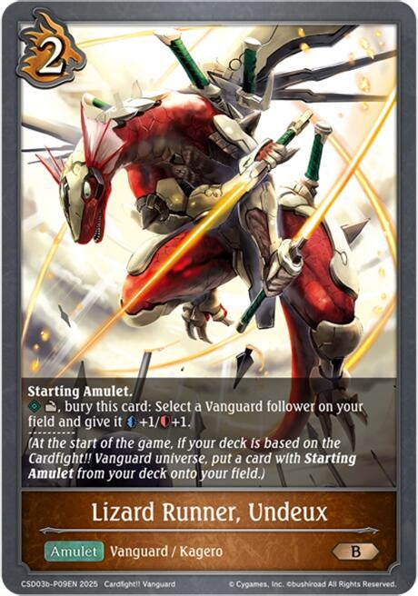Image for Lizard Runner, Undeux - P09EN (Foil) (CSD03b-P09EN) - Shadowverse: Evolve