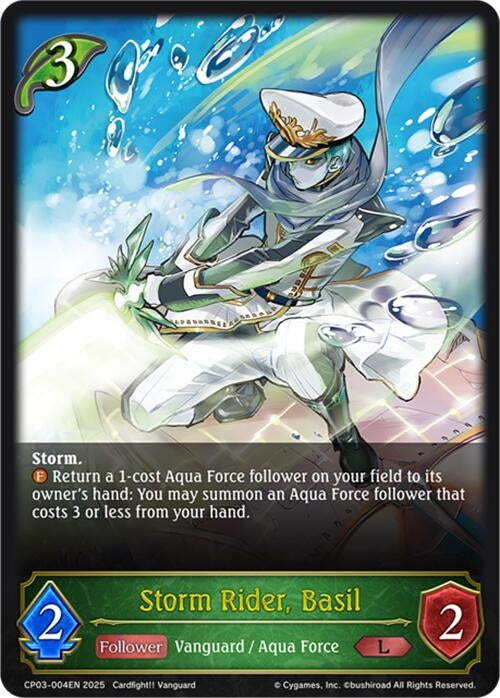 Image for Storm Rider, Basil (CP03-004EN) - Shadowverse: Evolve
