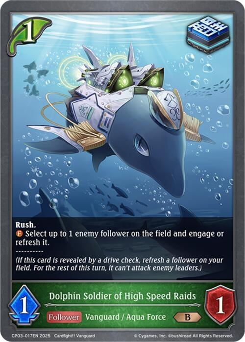 Image for Dolphin Soldier of High Speed Raids (CP03-017EN) - Shadowverse: Evolve