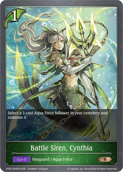 Image for Battle Siren, Cynthia (CP03-020EN) - Shadowverse: Evolve