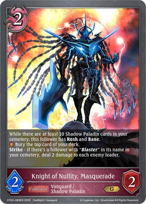Knight of Nullity, Masquerade (CP03-089EN)