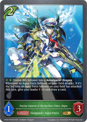 Marine General of the Restless Tides, Algos - P01EN (Foil) (CP03-P01EN)