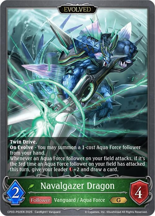 Image for Navalgazer Dragon - P02EN (Foil) (CP03-P02EN) - Shadowverse: Evolve