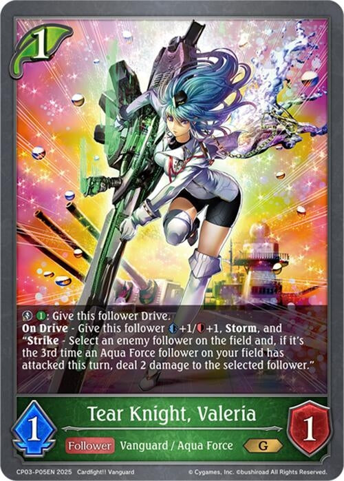 Image for Tear Knight, Valeria - P05EN (Foil) (CP03-P05EN) - Shadowverse: Evolve