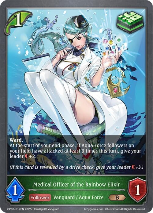 Image for Medical Officer of the Rainbow Elixir - P12EN (Foil) (CP03-P12EN) - Shadowverse: Evolve