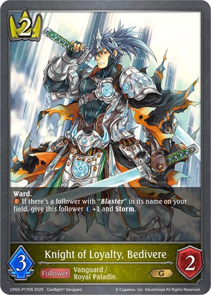Knight of Loyalty, Bedivere - P17EN (Foil) (CP03-P17EN)