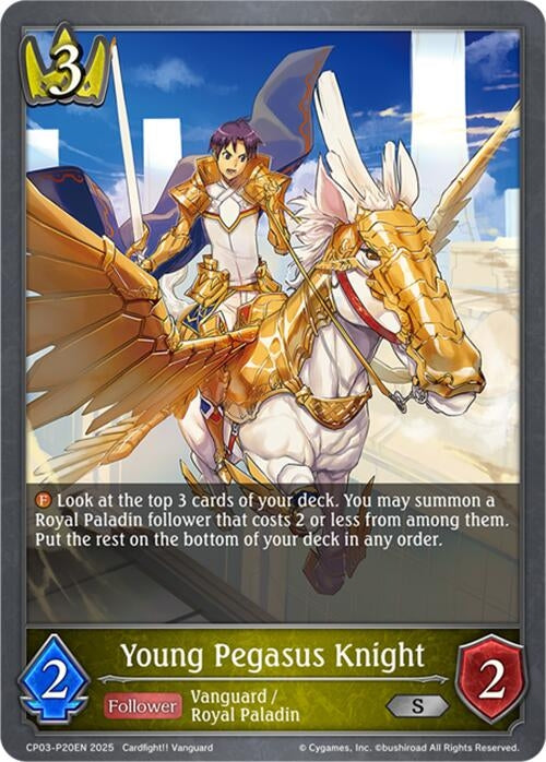 Image for Young Pegasus Knight - P20EN (Foil) (CP03-P20EN) - Shadowverse: Evolve
