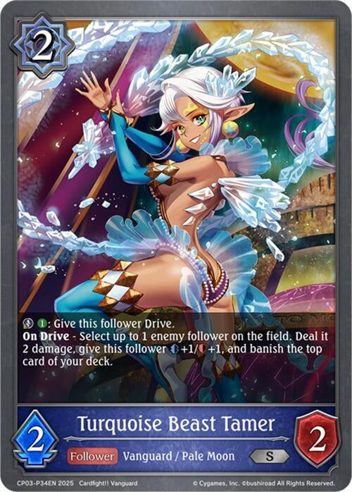 Image for Turquoise Beast Tamer - P34EN (Foil) (CP03-P34EN) - Shadowverse: Evolve