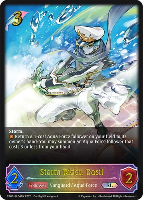 Image for Storm Rider, Basil (SL) (CP03-SL04EN) - Shadowverse: Evolve