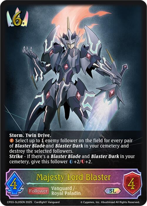 Image for Majesty Lord Blaster (SL) (CP03-SL05EN) - Shadowverse: Evolve