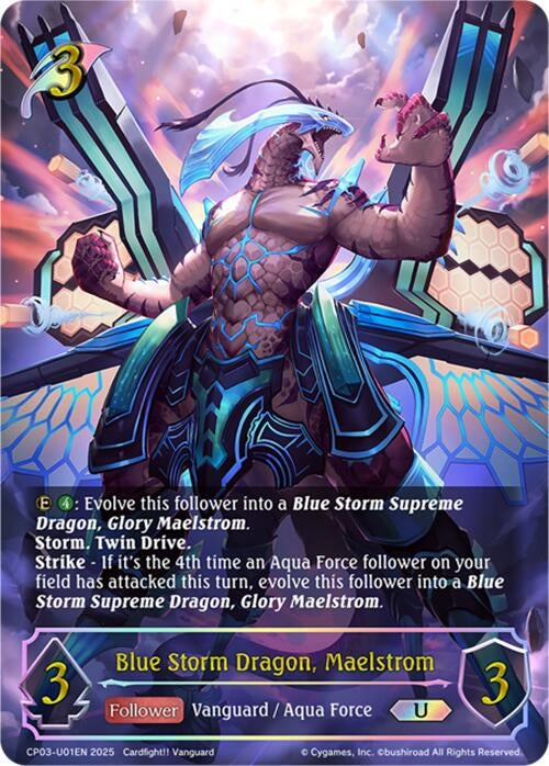 Image for Blue Storm Dragon, Maelstrom (U) (CP03-U01EN) - Shadowverse: Evolve