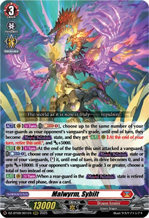 Image for Malwyrm, Sybilt (DZ-BT09/001EN) - Cardfight Vanguard