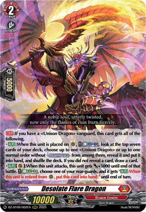 Image for Desolate Flare Dragon (DZ-BT09/002EN) - Cardfight Vanguard