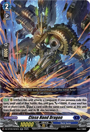 Close Hand Dragon (DZ-BT09/023EN)